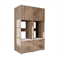WASCHMASCHINENSCHRANK Serie 3 134cm Breit, 205cm Hoch - Eichefarben, Holzwerkstoff (134/205/67cm)