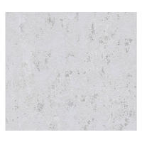 VLIESTAPETE Silber 53/1005 cm - Silberfarben, Textil (53/1cm) - KUNSTLOFT