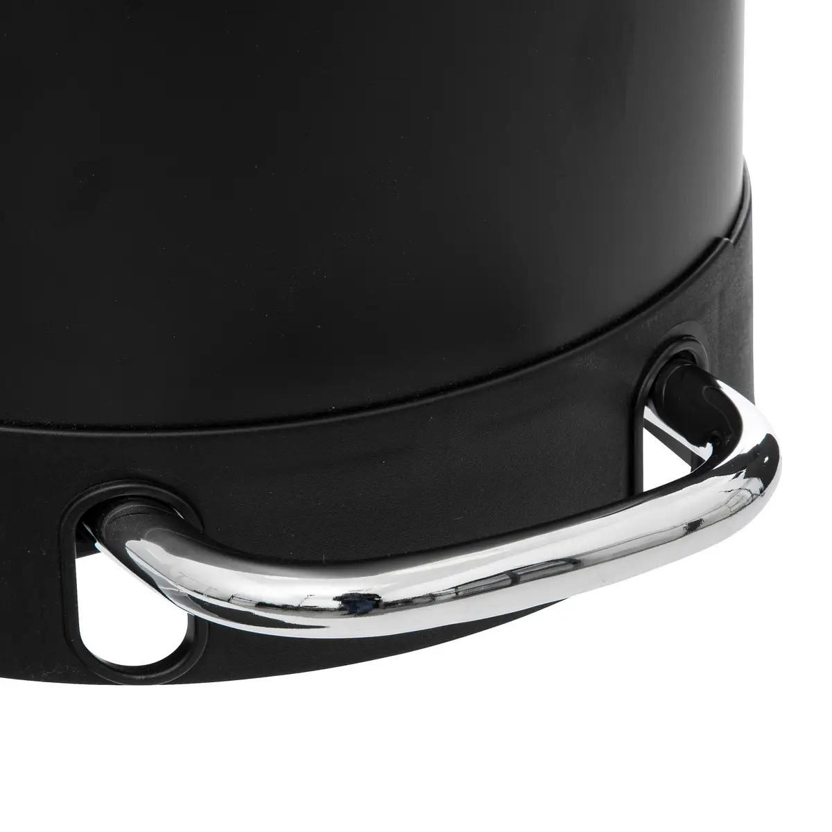 MÜLLEIMER schmal Ariane 30 l 42,5/25/62,2 cm - Schwarz, Metall (25/62.2/42.5cm) - 5five Simply Smart