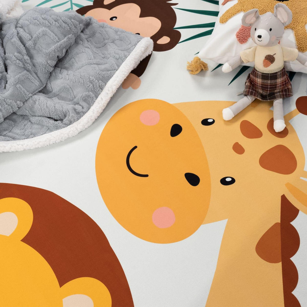 KINDERTEPPICH BINO 582 BEIGE 160D - Beige, Kunststoff (160/160cm) - Paco Home
