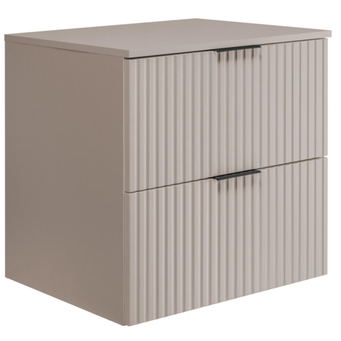 WASCHBECKUNTERSCHRANK FLOW + Platte Kaschmir 60/57/46 cm - Kaschmir, Holzwerkstoff (60/57/46cm) - Rodan