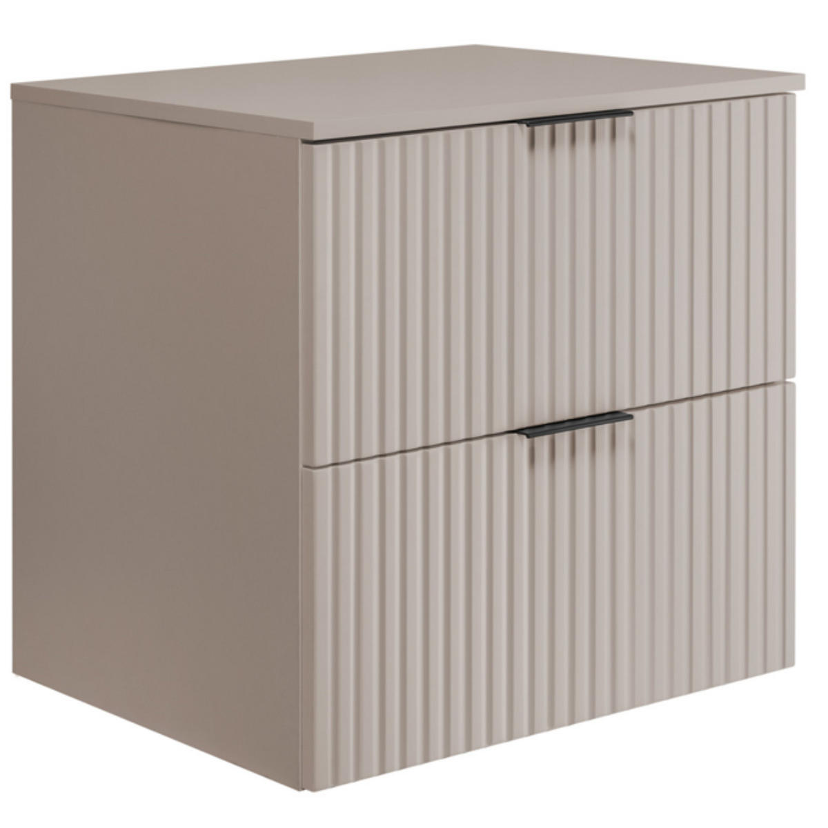 WASCHBECKUNTERSCHRANK FLOW + Platte Kaschmir 60/57/46 cm - Kaschmir, Holzwerkstoff (60/57/46cm) - Rodan