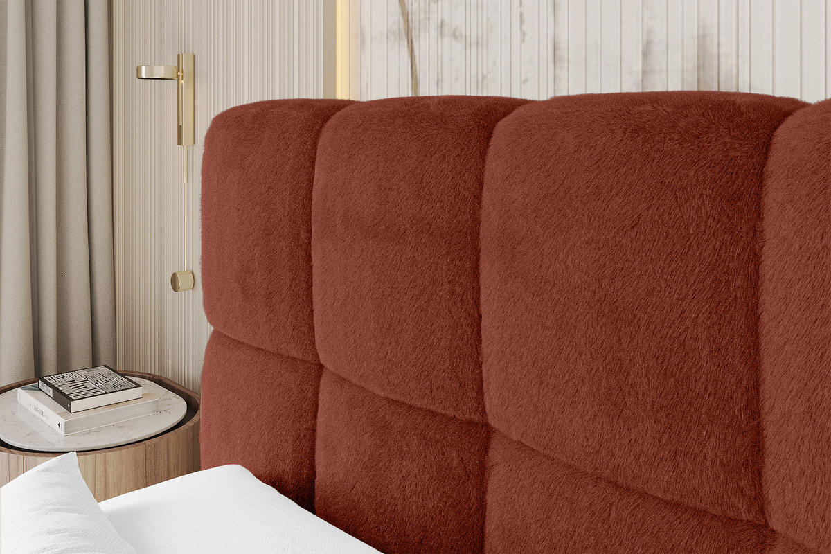 BOXBETT - AURI-H3 - 200x200 Terrakotta Lapitt - Terracotta, Holzwerkstoff (200/200cm) - ALTDECOR