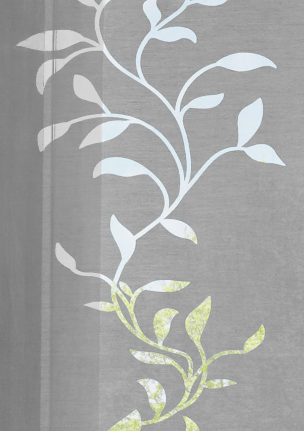FLÄCHENVORHANG HxB 245x60 Grau - Grau, Textil (60/245cm) - Gardinenbox