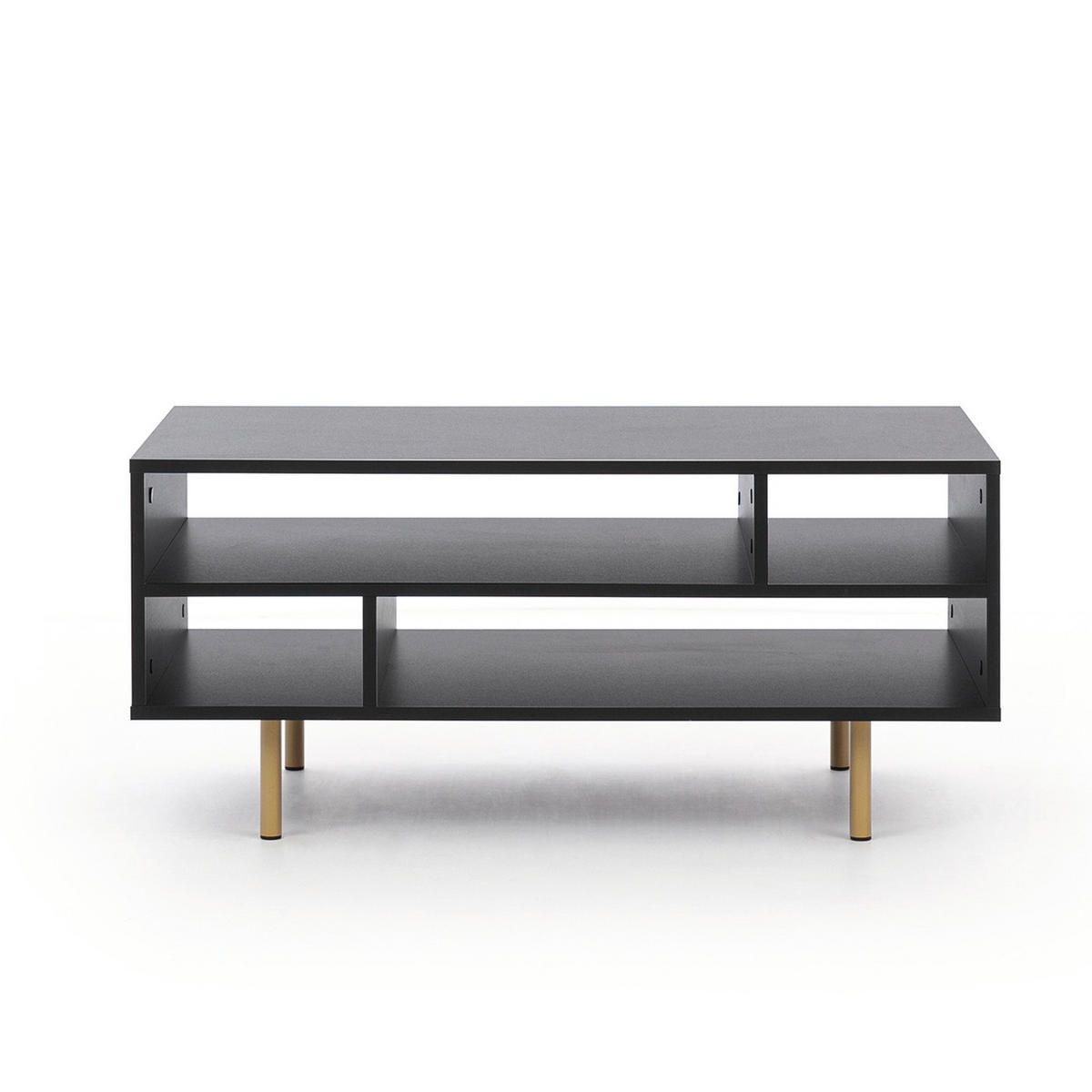 COUCHTISCH Bianco Schwarz - Schwarz, Holzwerkstoff (60/100/45cm) - Bettso