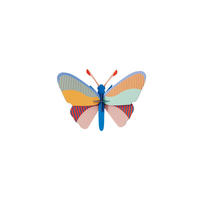 WANDDEKO Istic-Schmetterling 8.5/18 cm - Multicolor, Wellpappe (8.5/18/24cm) - Studio Roof