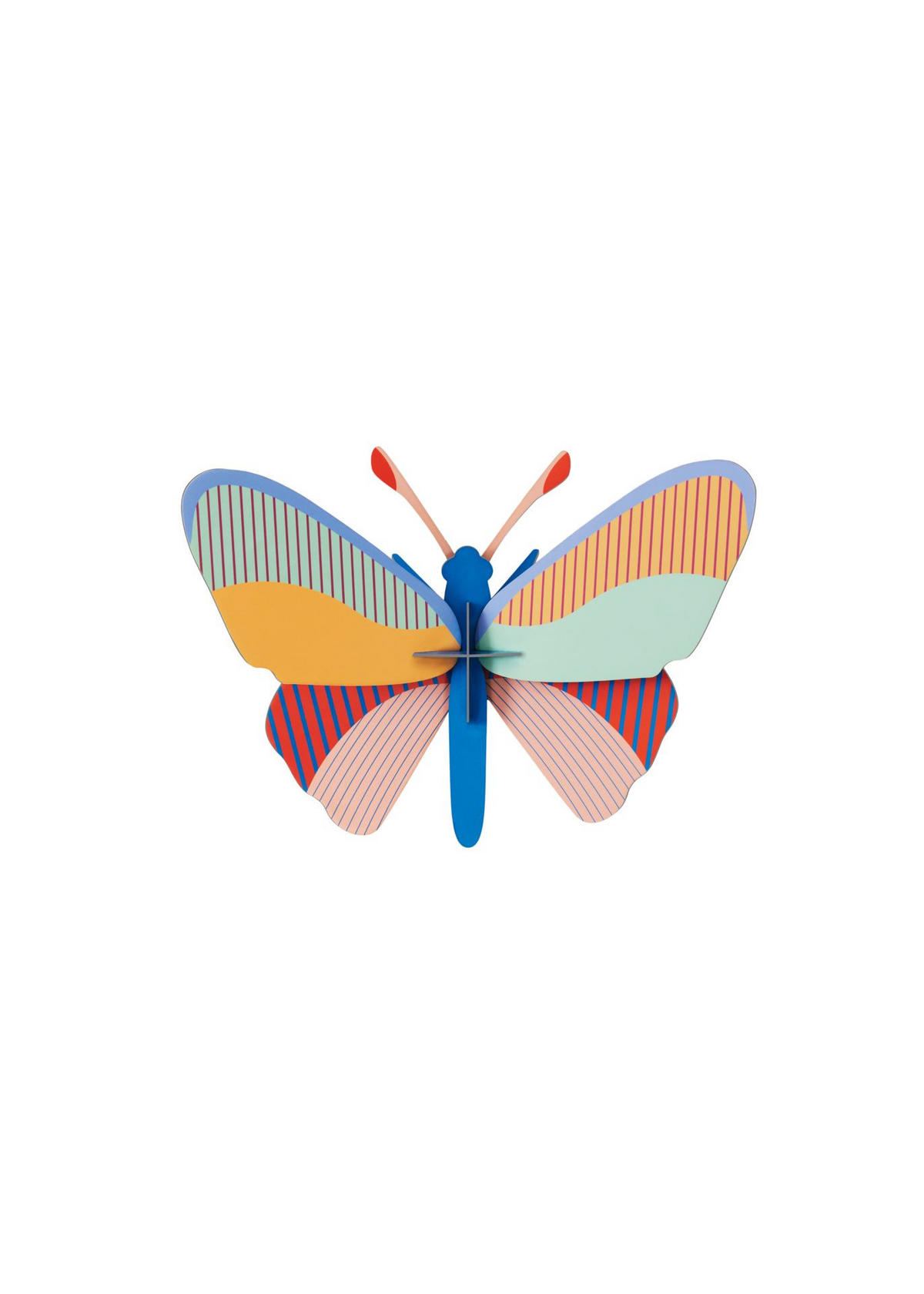WANDDEKO Istic-Schmetterling 8.5/18 cm - Multicolor, Wellpappe (8.5/18/24cm) - Studio Roof
