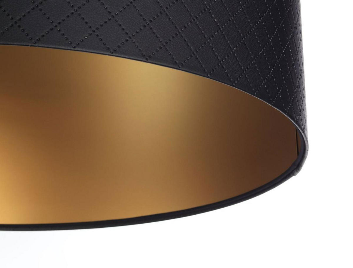 HÄNGELEUCHTE Gold 50/25 cm - Goldfarben/Schwarz, Kunststoff (50/0.8/25cm) - ONZENO