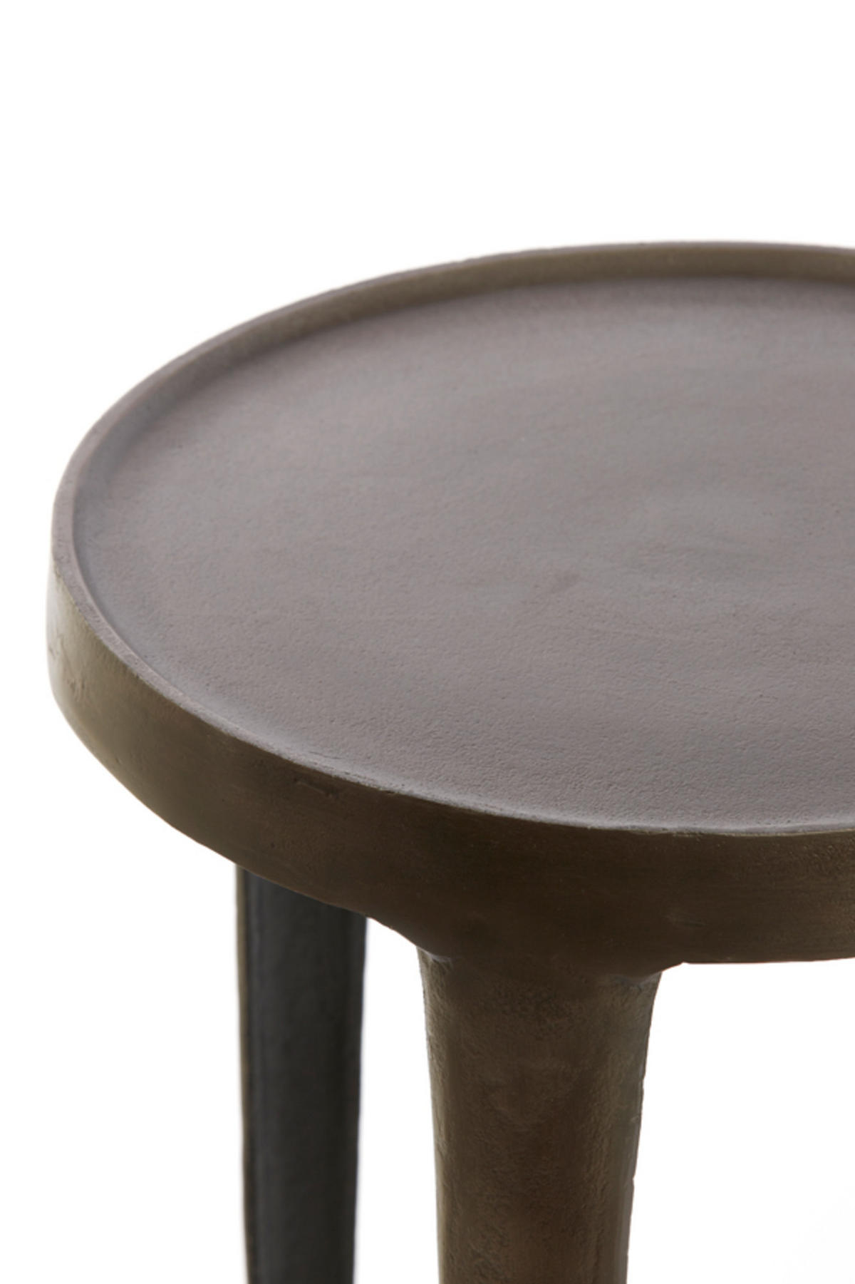 SÄULE Tobias Braun Ø35/100 cm - Braun, Metall (35/35/100cm) - Light & Living