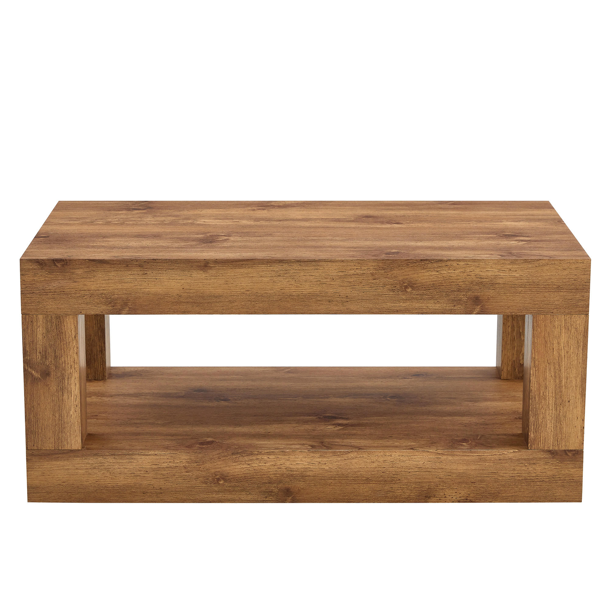 COUCHTISCH Holzfarben 93/53/45,5 cm - Naturfarben, Holzwerkstoff (53/93/45.5cm) - PANGIVO