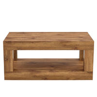 COUCHTISCH Holzfarben 93/53/45,5 cm - Naturfarben, Holzwerkstoff (53/93/45.5cm) - PANGIVO