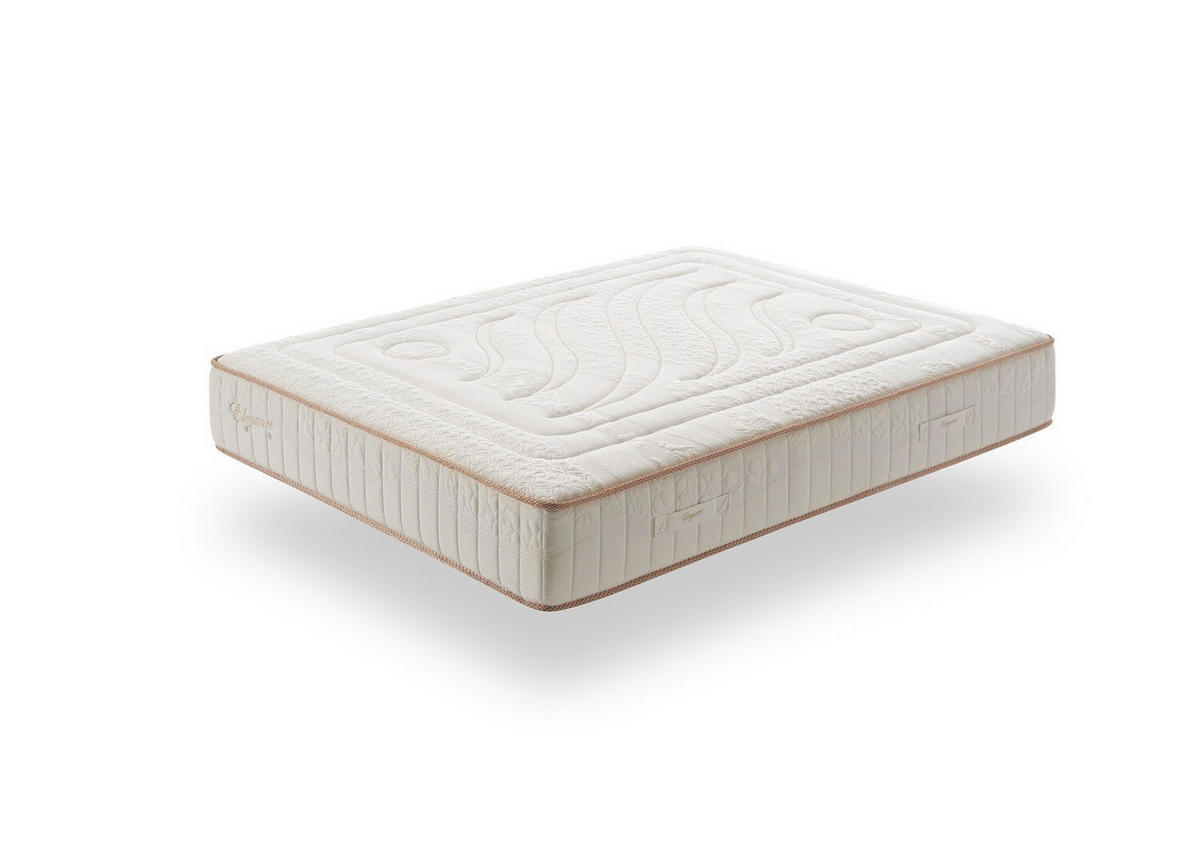 MATRATZE 90x190 Elegance Premier H2/H3 30 cm - Weiß, Textil (90/190cm) - Simpur