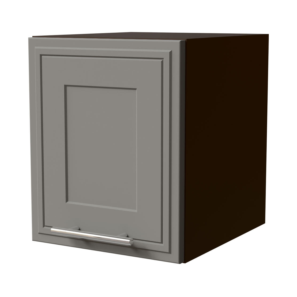 KLAPPHÄNGESCHRANK Salo W4B/30 Lava / Dust Grey Matt 30 / 32,5 / 36cm - Dunkelgrau/Grau, Holz/Holzwerkstoff (30/36/32.5cm) - Feldmann-Wohnen