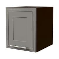 KLAPPHÄNGESCHRANK Salo W4B/30 Lava / Dust Grey Matt 30 / 32,5 / 36cm - Dunkelgrau/Grau, Holz/Holzwerkstoff (30/36/32.5cm) - Feldmann-Wohnen