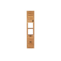 HOCHSCHRANK Serena Natur aus Teak - Naturfarben, Holz (30/150/30cm) - Tikamoon