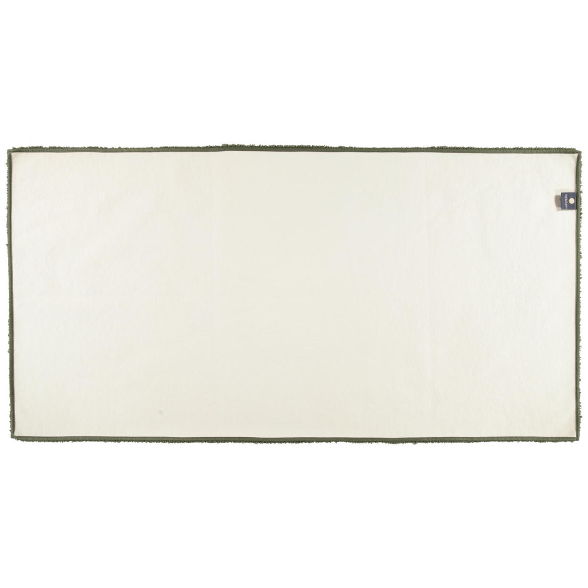 BADTEPPICHE SQUARE OLIVE - 404 - Grün, Textil (80/160cm) - Rhomtuft