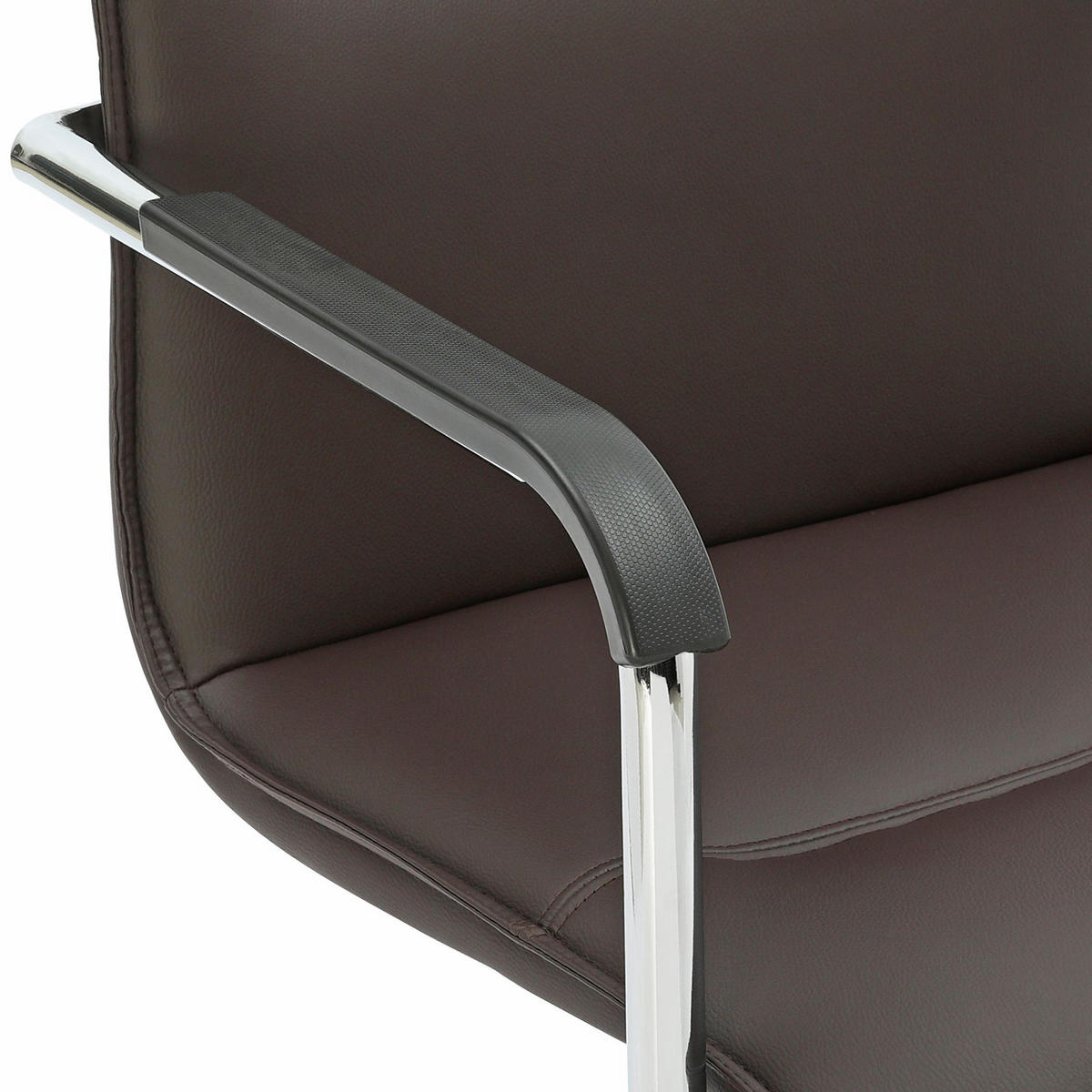SCHWINGSTUHL Lederlook Braun - Braun, Textil/Metall (57/92/59cm) - CLP