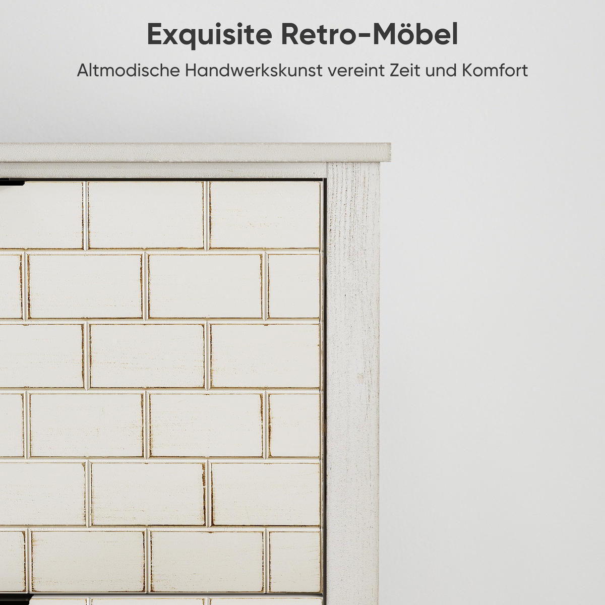 SCHUHSCHRANK aus MDF & Spanplatte in Weiß mit 2 Schubladen - Weiß, Holzwerkstoff (80/97.5/24cm) - Modfu