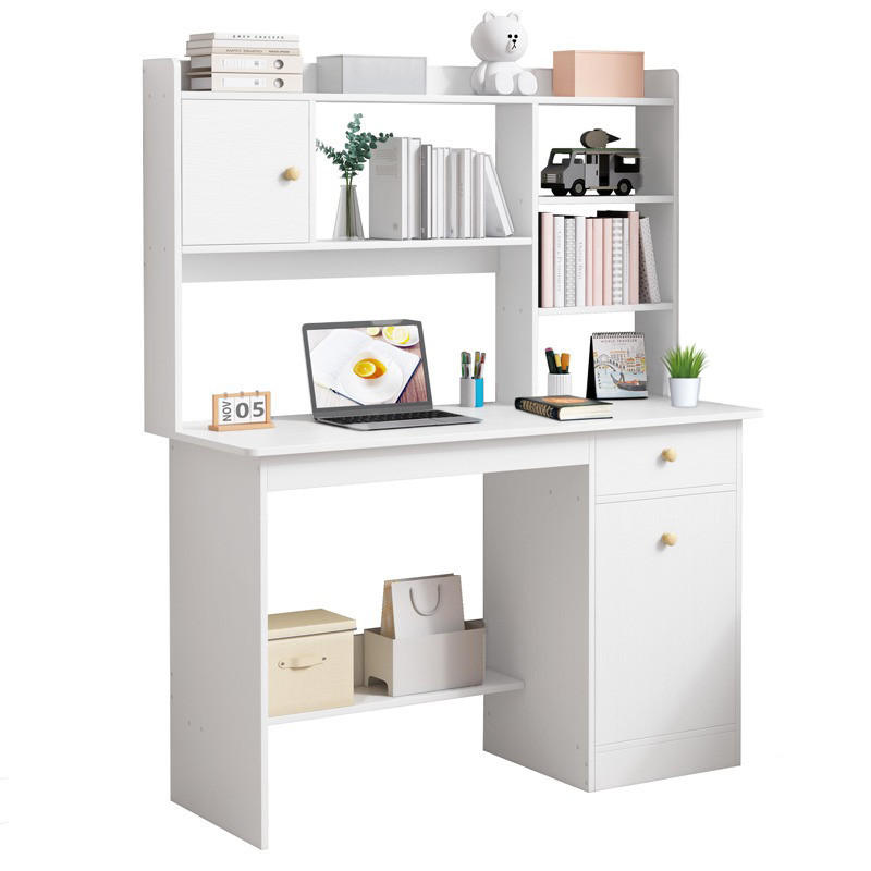 SCHREIBTISCH, weiß 120x45x146cm - Weiß, Holzwerkstoff (45/120/146cm)