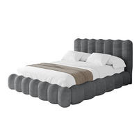 POLSTERBETT mit Bettkasten und Lattenrost, Bett mit Matratze H3/H4 - SORA 180x200 Dunkelgrau - Anthrazit, Holzwerkstoff/Textil (180/200cm) - ALTDECOR