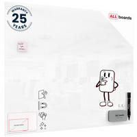 GLASBOARD - Premium SUPERWHITE Perlweiß 150x120cm - Weiß, Glas (150/120/0.7cm) - ALLboards