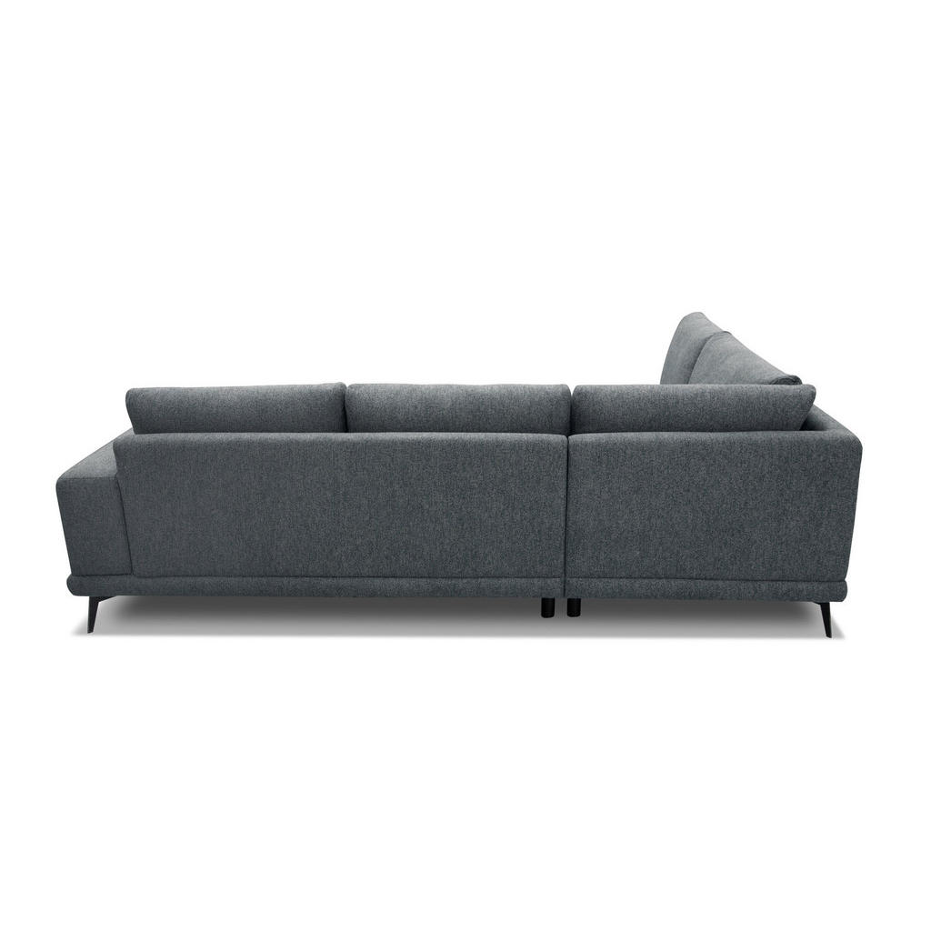 Thumbnail - Courtois Laville Ecksofa, Dunkelgrau, Textil, L-Form, Ottomane links,L-Form, 282x219 cm, Wohnzimmer, Sofas & Couches, Wo...