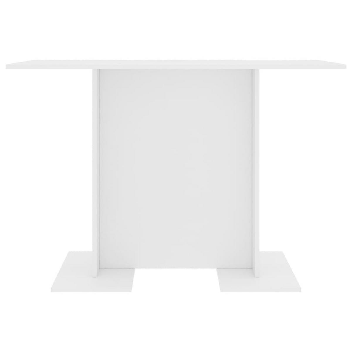 ESSTISCH Weiß 110x60x75 cm Holzwerkstoff - Weiß, Holzwerkstoff (110/60/75cm) - furnicato