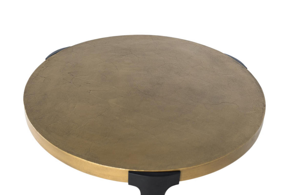 COUCHTISCH aus Aluminium - Goldfarben, Metall (102/102/36cm) - Giner y Colomer