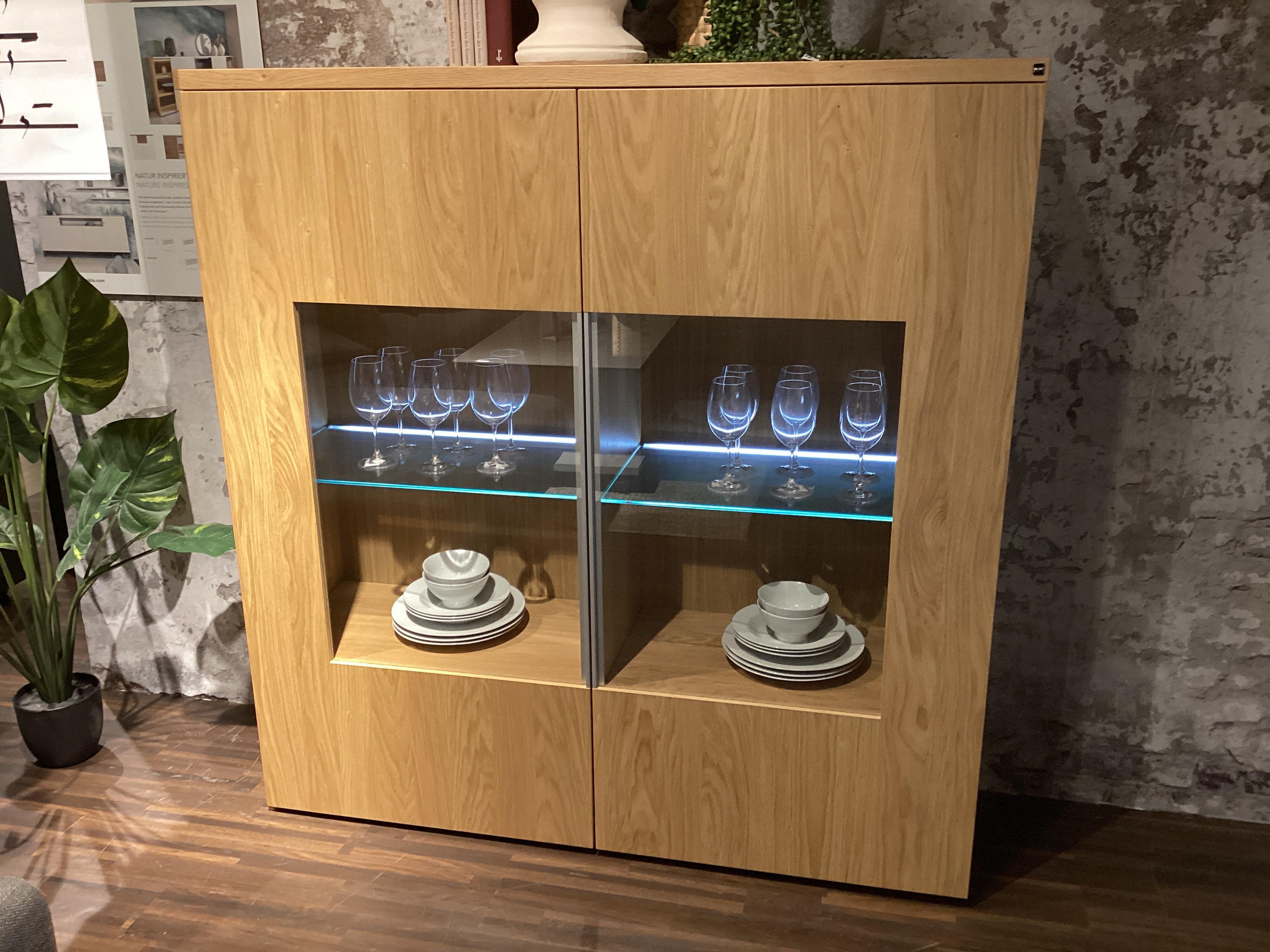 Highboard“NOW TIME“Ausstellungsstück - Now by hülsta