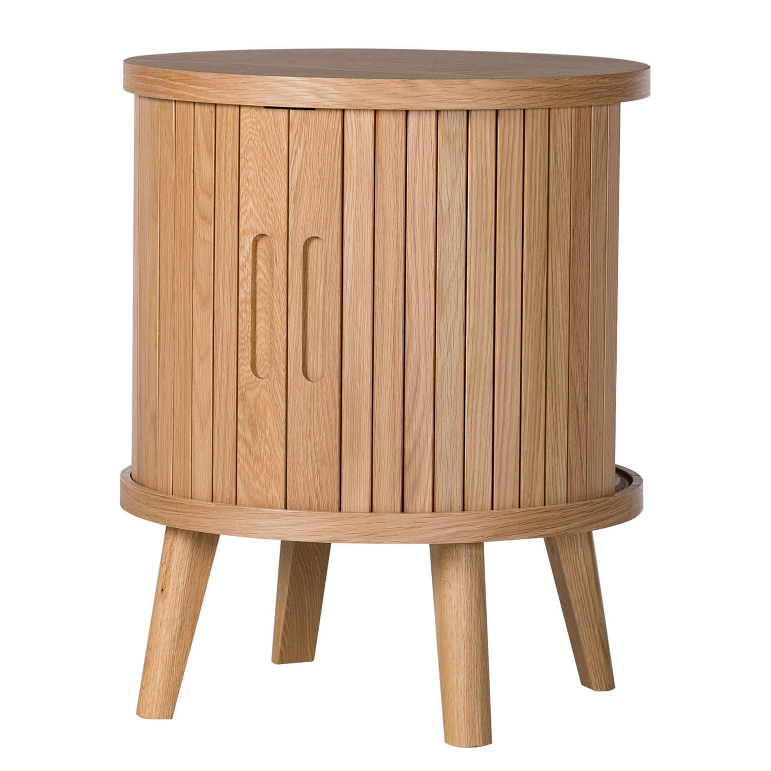 BEISTELLTISCH - Echtholzfurnier - Eichefarben, Holzwerkstoff (45/45/55cm) - home24