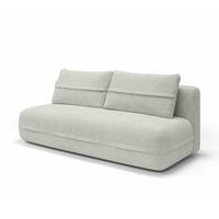 SOFA Lento Grau - Grau, Textil (206/95/100cm) - Pillovely