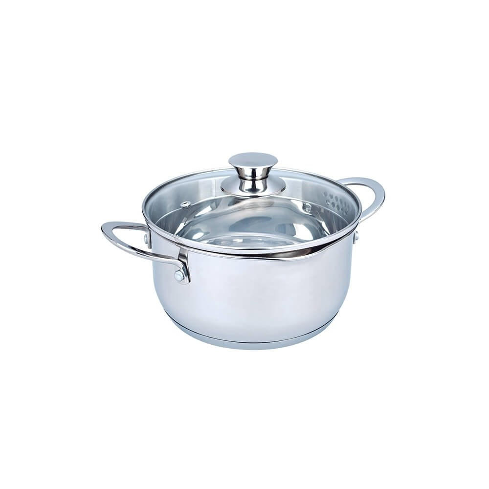 TOPF Silber 28/18/10.5 cm MR351018 - Silberfarben, Metall (18cm) - Maestro 