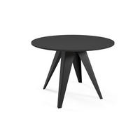 ESSTISCH Gerda Schwarz Molet / Schwarz 90/128 / 90 / 76cm - Schwarz, Holz/Holzwerkstoff (90/90/76cm) - Feldmann-Wohnen