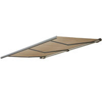 ELEKTRISCHE KASSETTENMARKISE Cremeweiß, Grau - Weiß/Grau, Textil (600/16/300cm) - MCW