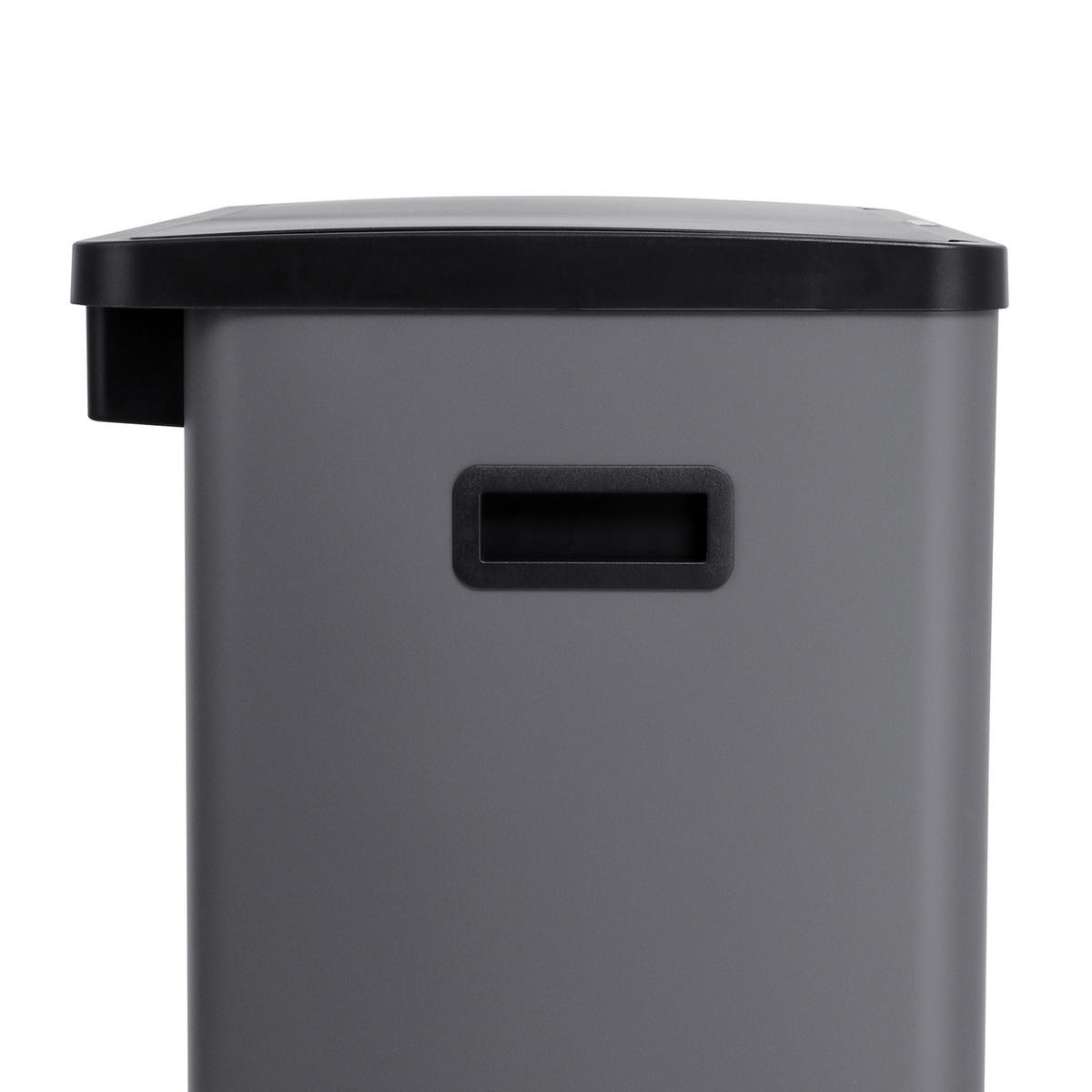 MÜLLEIMER SR2X30 60L Grau - Grau, Metall (57/60/34cm) - SVITA