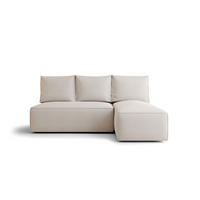 ECKSOFA mit Schlaffunktion SAVIO MINI Curio 02 Rechts - Creme, Textil (200/140cm) - Bedante