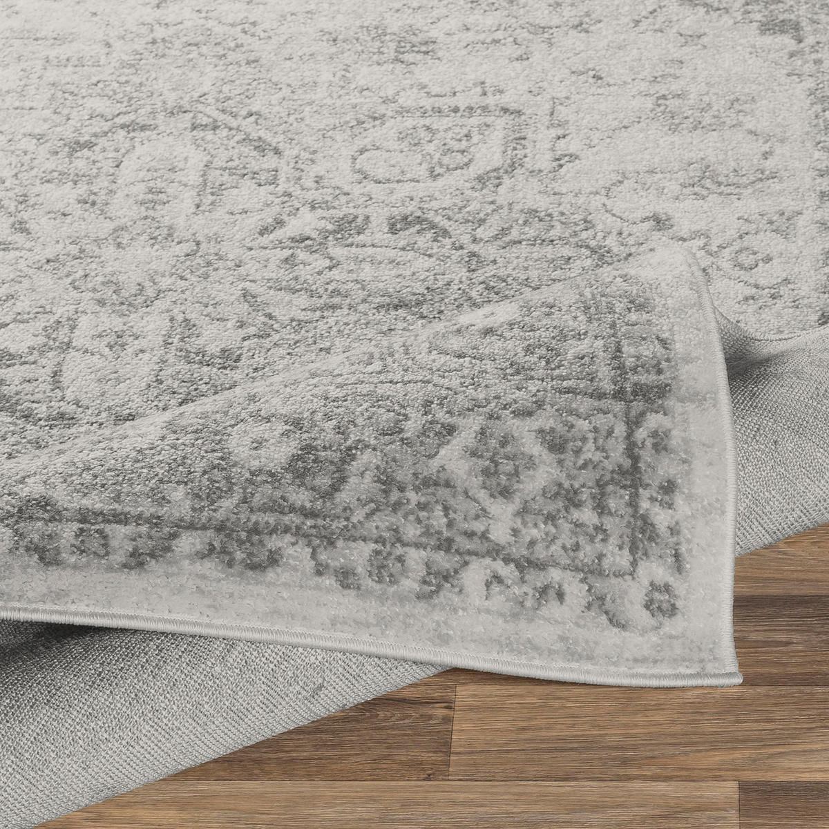 VINTAGE-TEPPICH 160/220 cm Grau - Grau, Naturmaterialien/Textil (160/220cm) - LIVABLISS