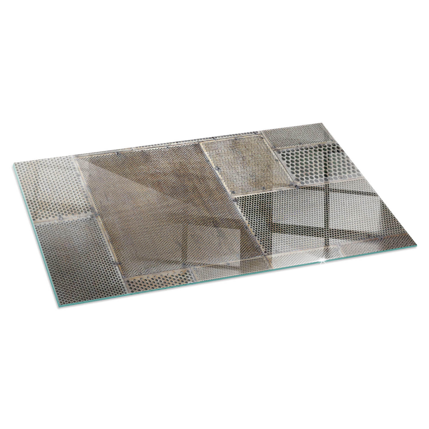ArtPrintCave Glasplatte Beige 120x60x0.4 cm
