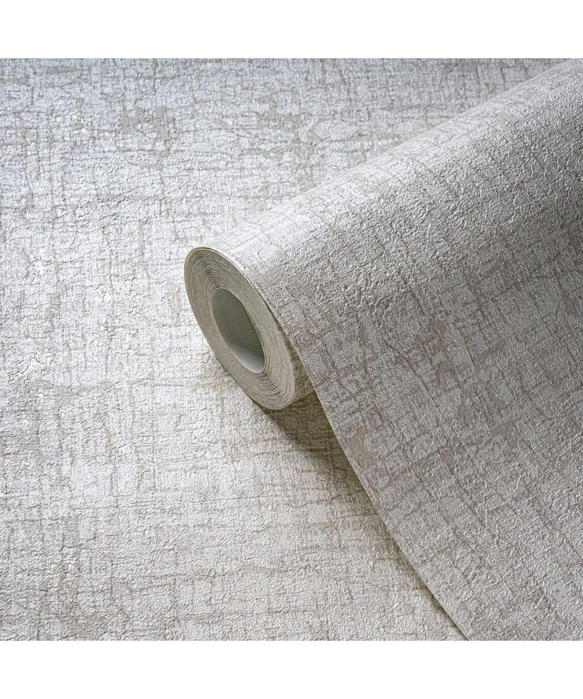 VLIESTAPETE Weiß 53/1005 cm - Beige, Textil (53/1cm) - KUNSTLOFT