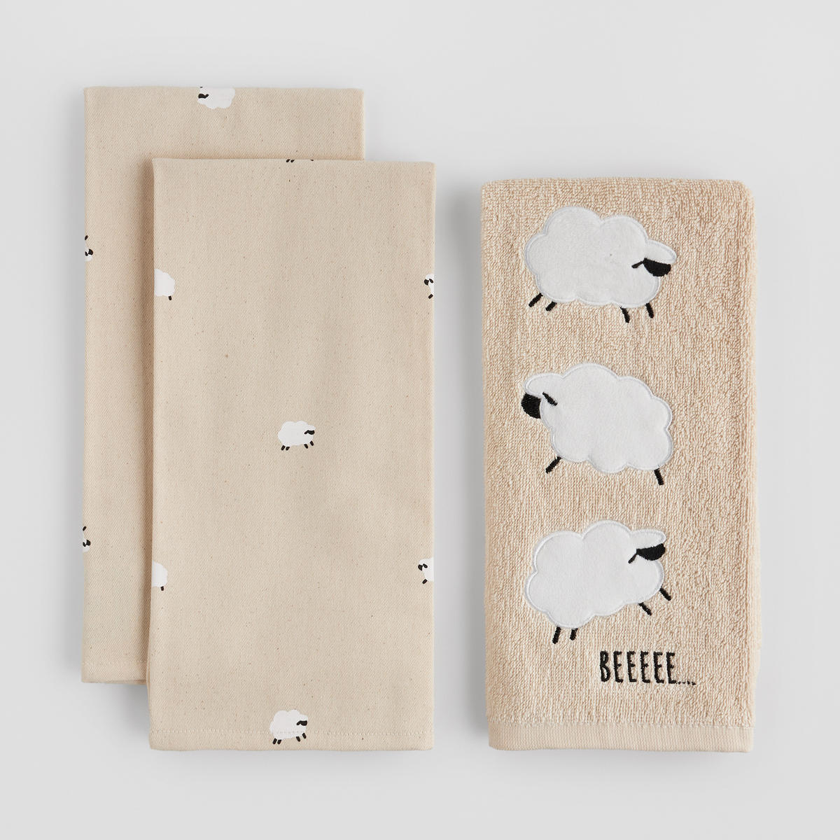 GESCHIRRTUCH Sheeperiso - Taupe, Textil (40/60cm) - home&you