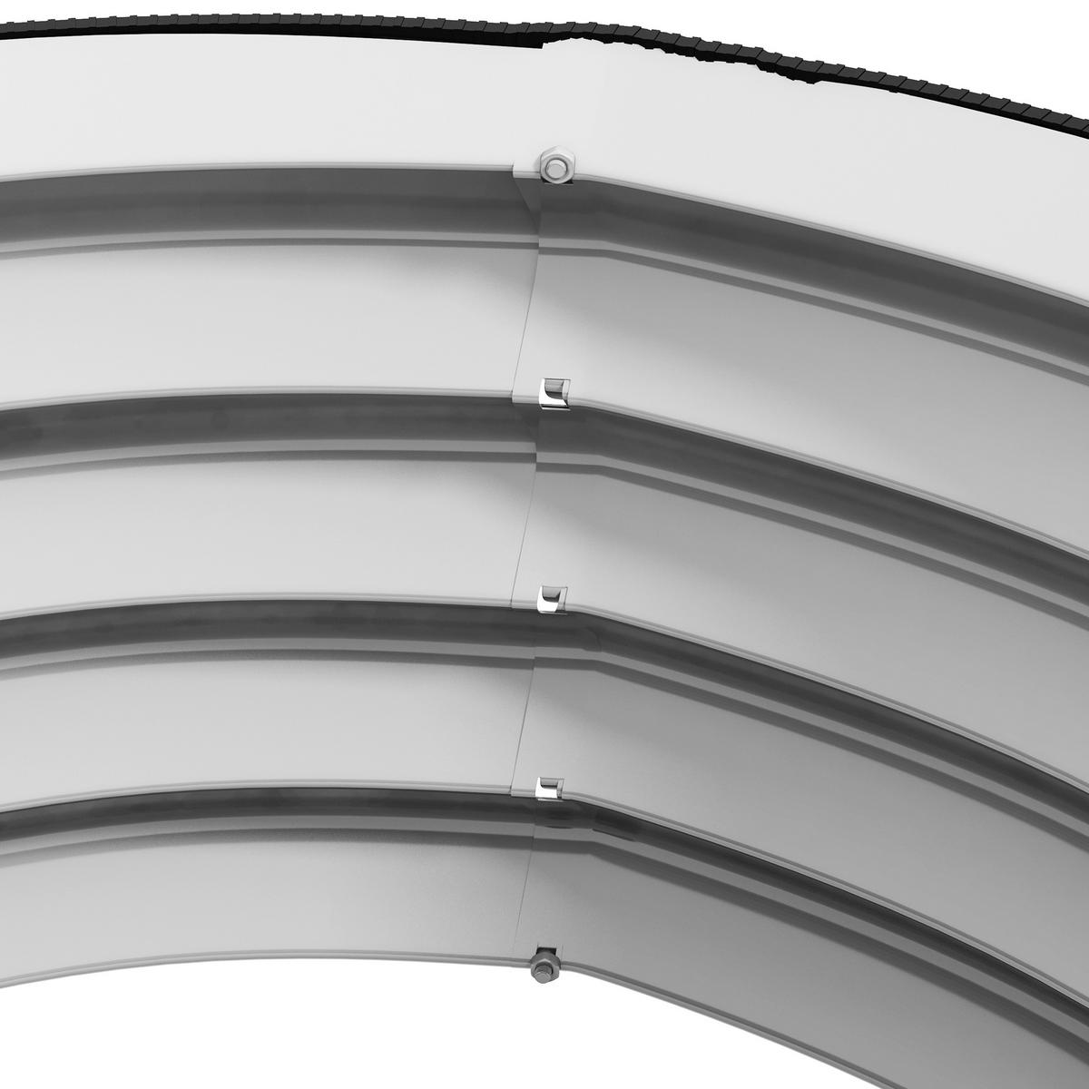 HOCHBEET 2er Set 60x60x30 cm Stahl - Silberfarben, Metall (60/30/60cm) - LEBENLANG