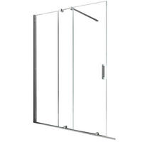 SCHIEBETÜR-DUSCHWAND TRAVERSO Klar 120 x 200 cm 8 mm ESG - Klar, Glas (120/200cm) - Glasdeals