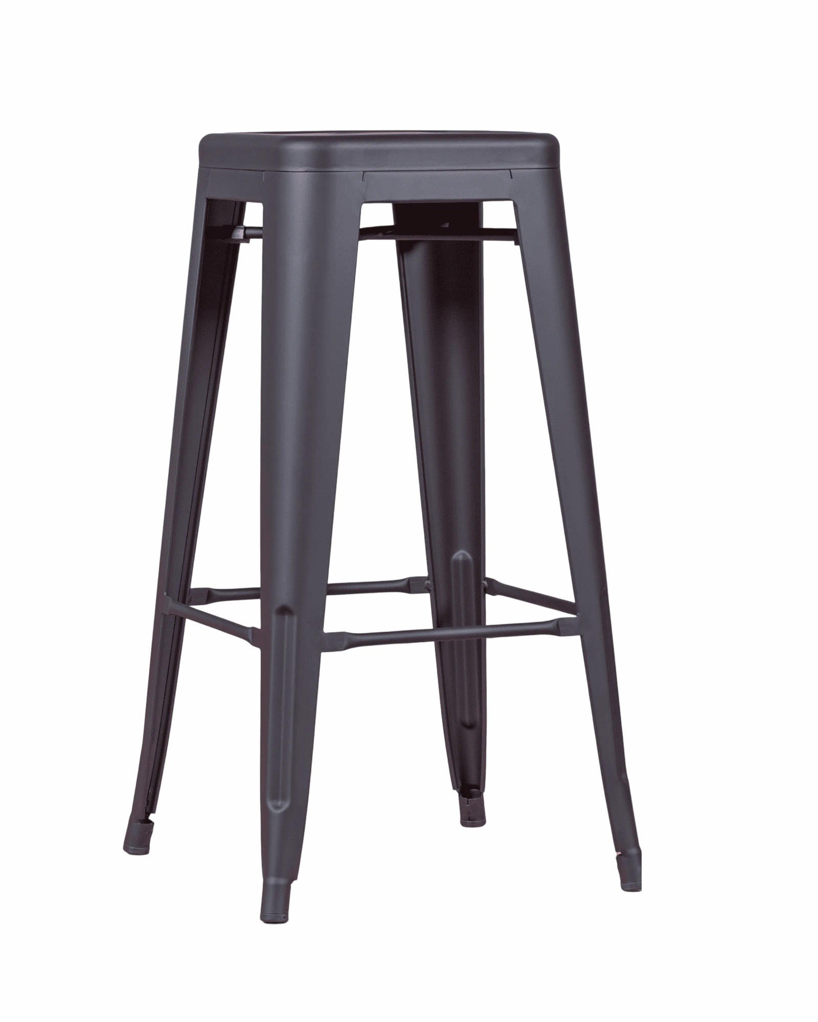 HOCKER Metall Schwarz - Schwarz, Metall (43/78/43cm) - Nest Dream