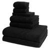 FROTTIERSET Cashmere feeling 8-teilig - Schwarz, Textil (50/100cm) - Ross
