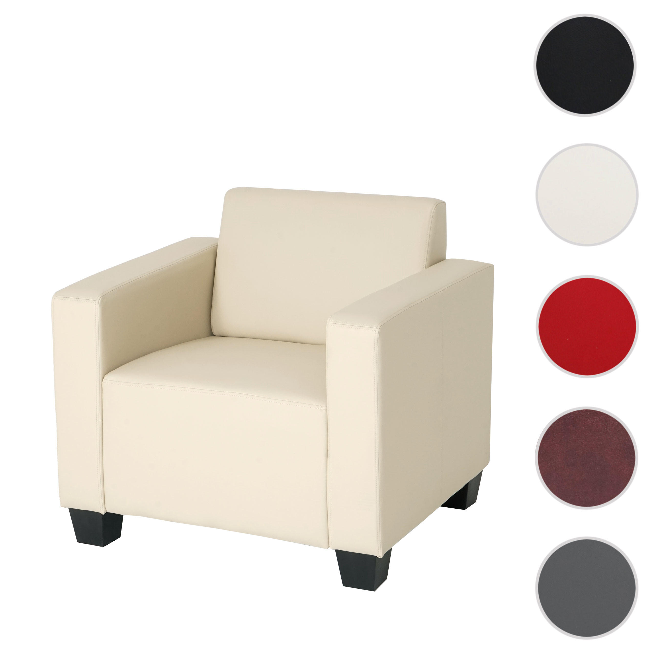 LOUNGESESSEL Beige - Beige, Textil (82/76/72cm) - MCW