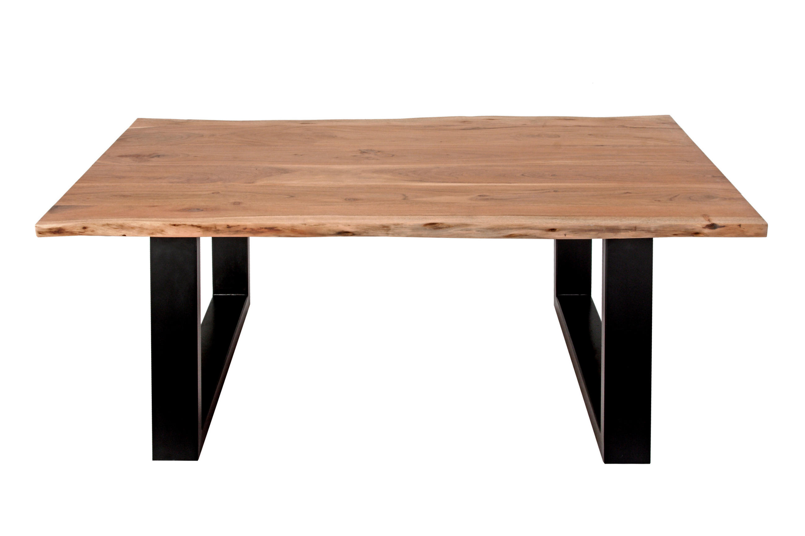 COUCHTISCH INSA - Beige/Schwarz, Holz/Metall (75/140/43cm) - SAM