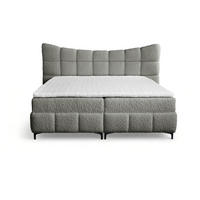 BOXBETT Nova In Rolf - Grau, Holzwerkstoff/Textil (160/200cm) - Fun Möbel