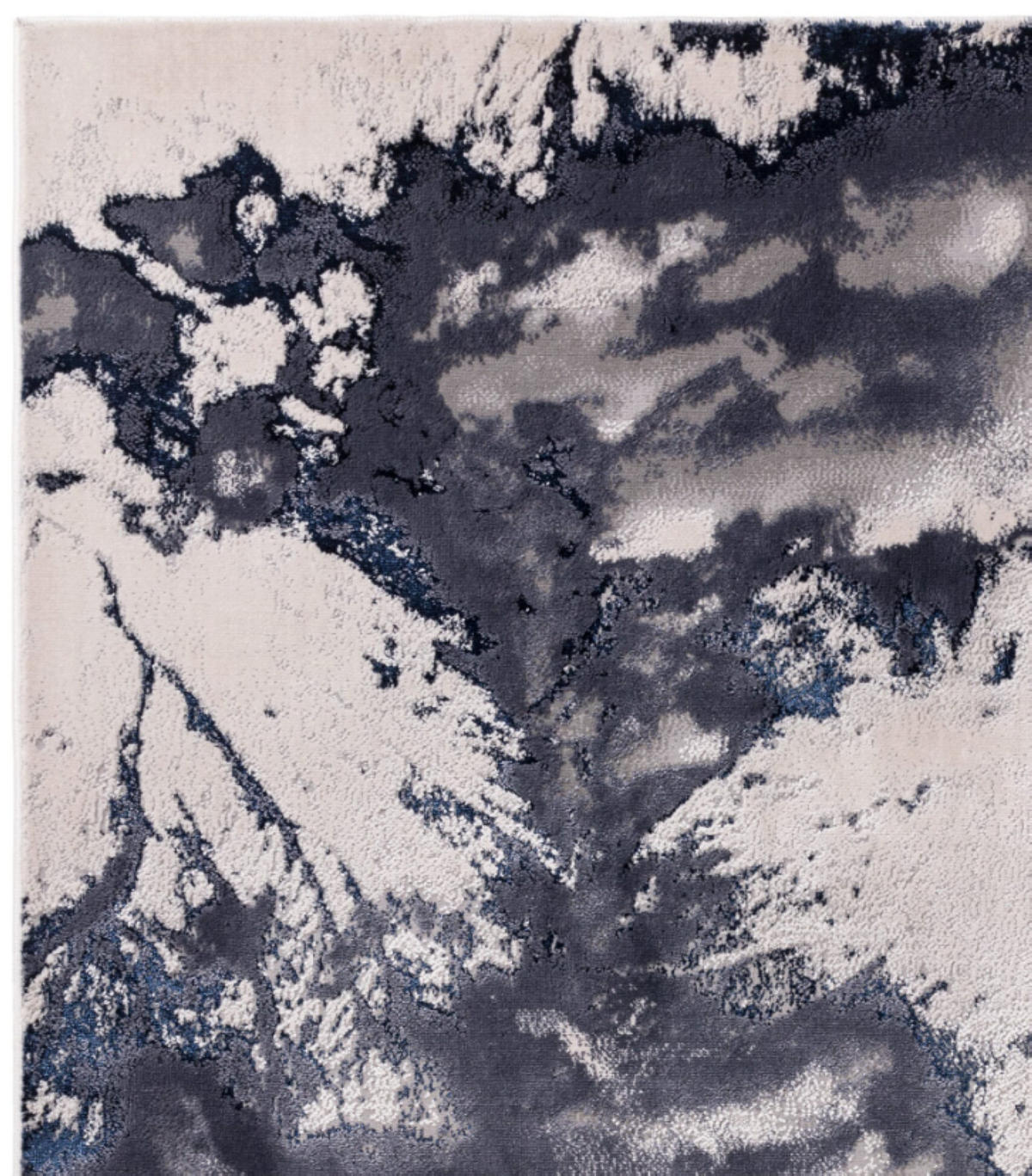 TEPPICH modern Wohn-/Schlafzimmer TORNADO Blau 120 x 170 cm - Blau, Textil (120/170cm) - Novatrend