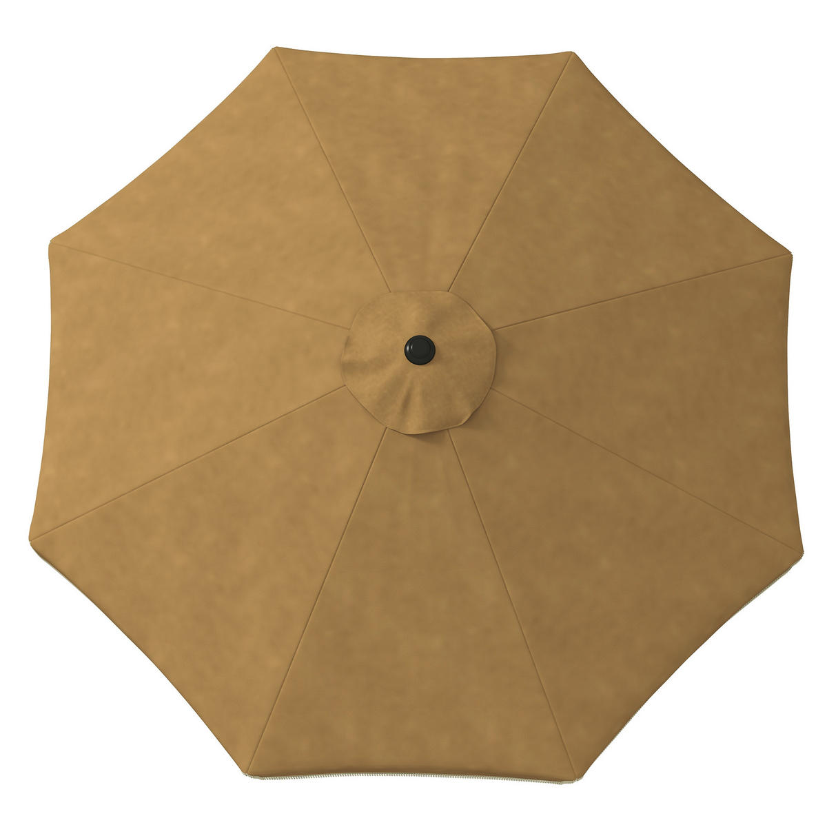 SONNENSCHIRM, Polyester, Stahl, Khaki - Braun, Metall (265/265cm) - Outsunny