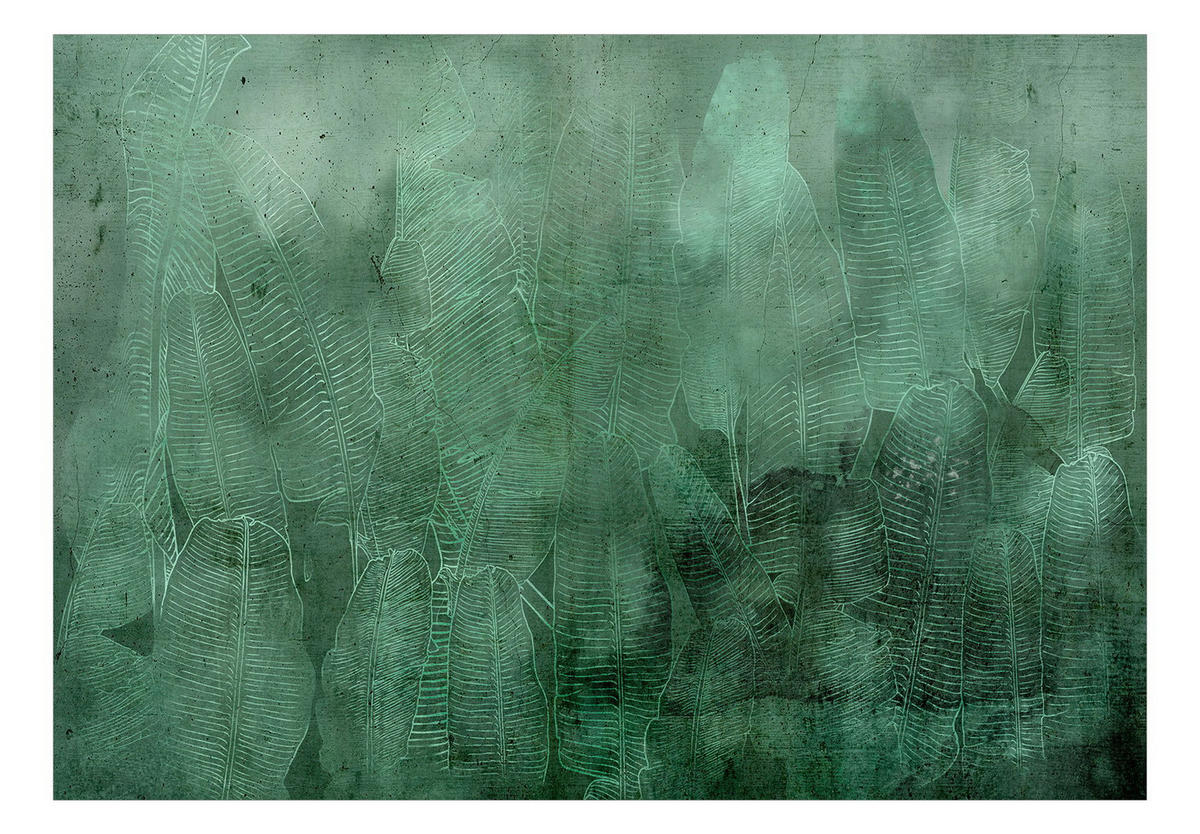 SELBSTKLEBENDE FOTOTAPETE 196/140 cm - Grün, Kunststoff/Textil (196/1cm) - KUNSTLOFT